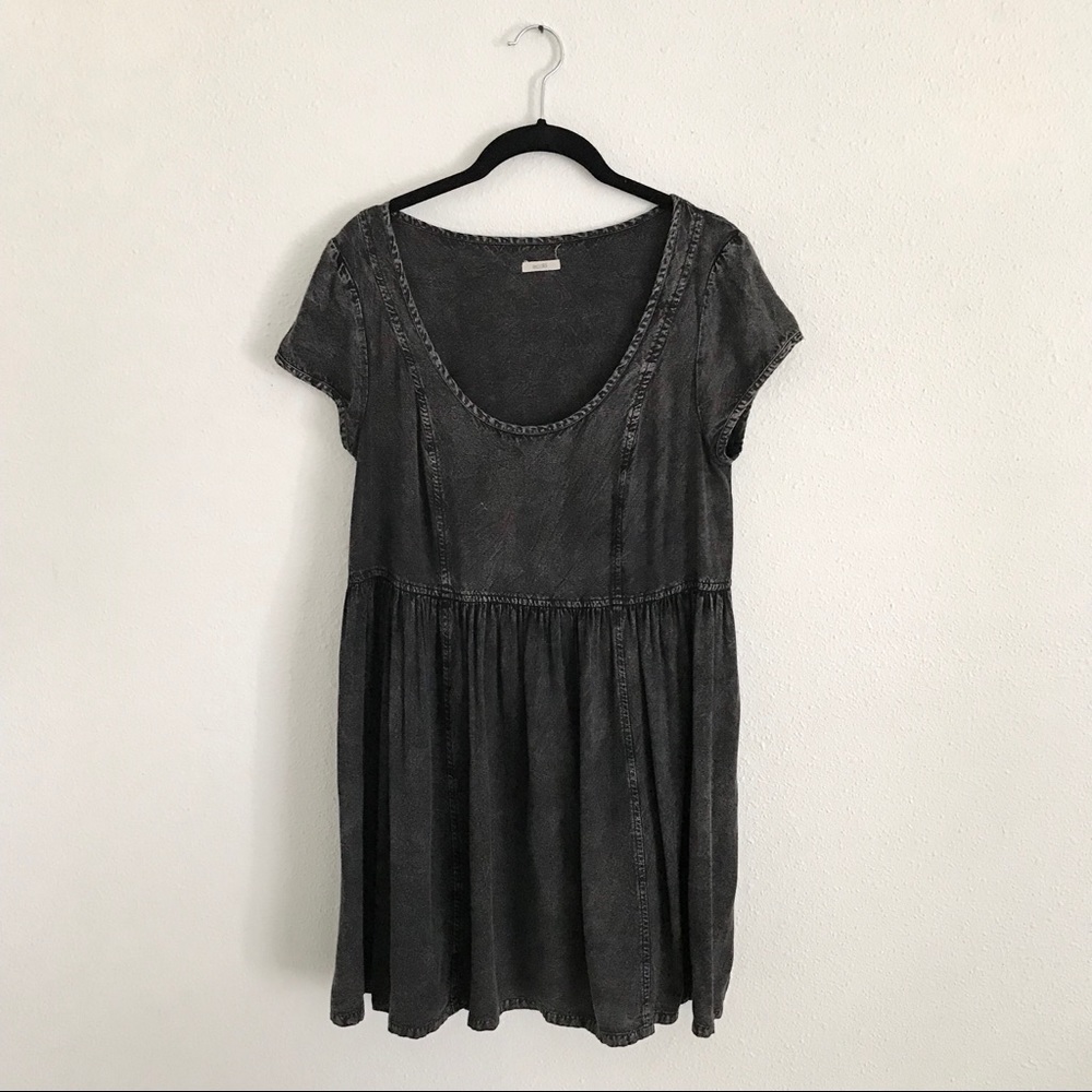 Urban Outfitters Ecote Acid Wash Babydoll Dress